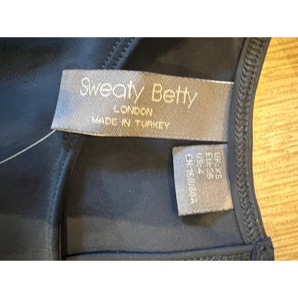 Sweaty Betty Explorer Workout navy Romper jumpsuit size XS NWOT - Picture 5 of 6